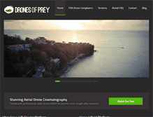 Tablet Screenshot of dronesofprey.com